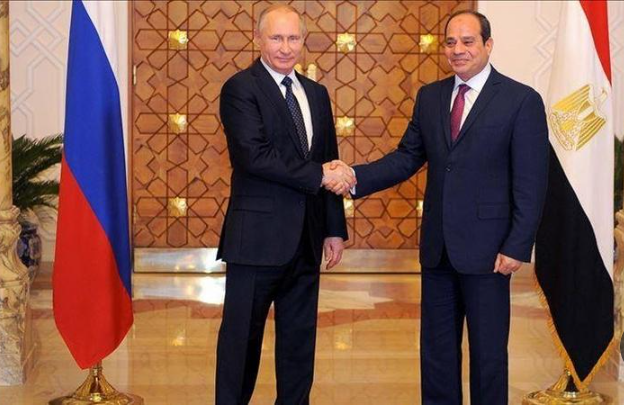 السيسي ونظيره الروسي يبحثان الاوضاع بغزة والأراضي الفلسطينية