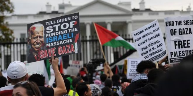 (ذا هيل) الأمريكية: المظاهرات في الولايات المتحدة تلاحق بايدن