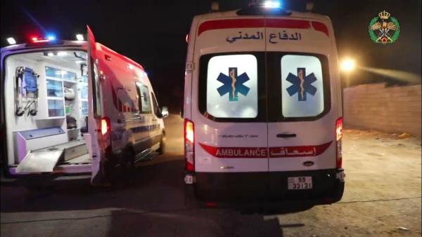 وفاة و3 اصابات بتصادم مركبتين على طريق الرمثا