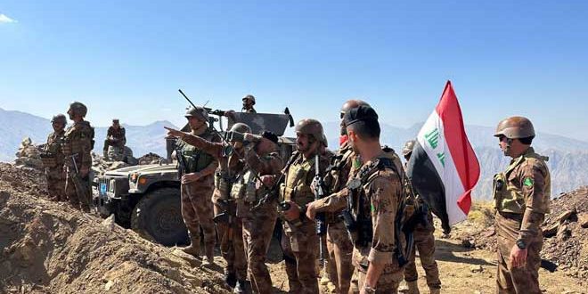 القوات العراقية تقبض على 5 إرهابيين من (داعش)