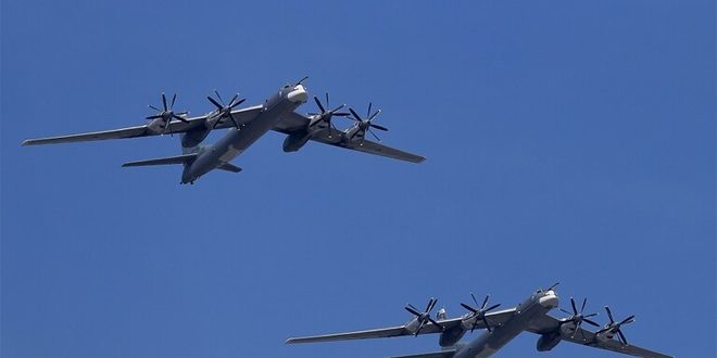 طائرات روسية وصينية تنفذ دورية جوية مشتركة في منطقة آسيا والمحيط الهادئ