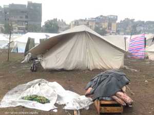 ملح على الجراح المفتوحة.. أمطار غزة تفاقم معاناة النازحين