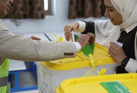 تمرينًا انتخابيًا لاختبار تعليمات الاقتراع والفرز