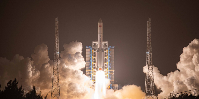 الصين تطلق قمراً صناعياً جديداً إلى الفضاء