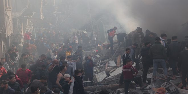 عشرات الشهداء والجرحى جراء العدوان الإسرائيلي المتواصل على قطاع غزة المنكوب