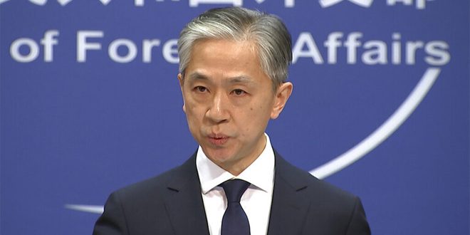 الصين تجدد معارضتها الشديدة للتدخل الخارجي في شؤونها الداخلية