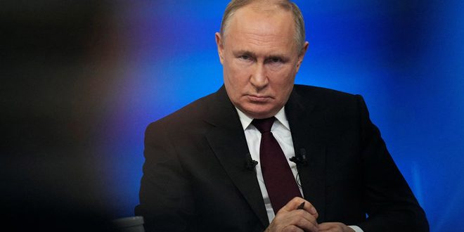 بوتين: روسيا لا تتخلى عن أهداف العملية العسكرية الخاصة في أوكرانيا