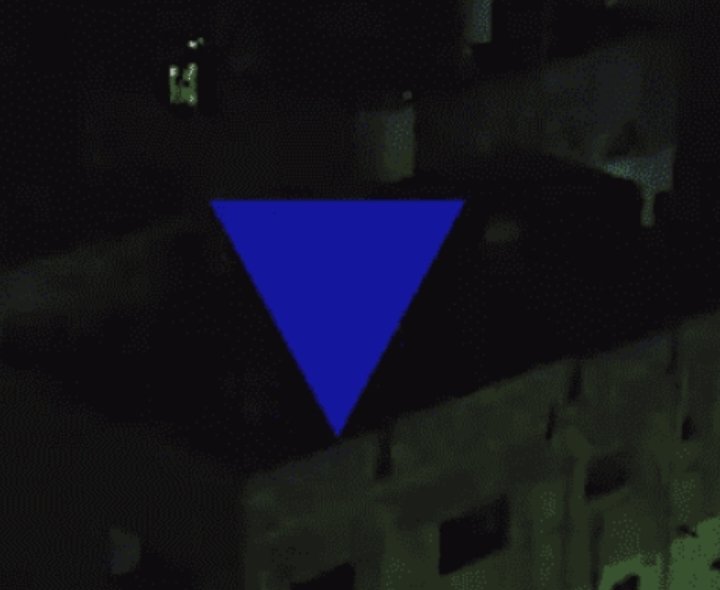 جيش حثالة الأمم يقلد المقاومة ويتفذلك بالمثلث الازرق !