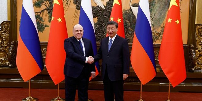 جين بينغ: زيادة حجم التجارة الثنائية بين روسيا والصين تعكس الديناميكية الإيجابية للتعاون بين البلدين