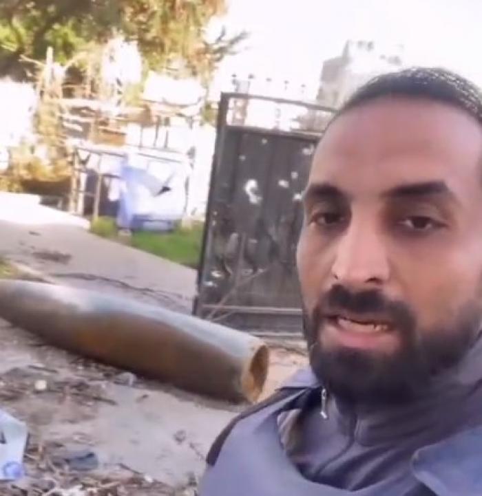 بطول 2 متر .. المشيئة الإلهية تمنع انفجار صاروخ ضخم ألقي على مدارس تضم نازحين بالمئات