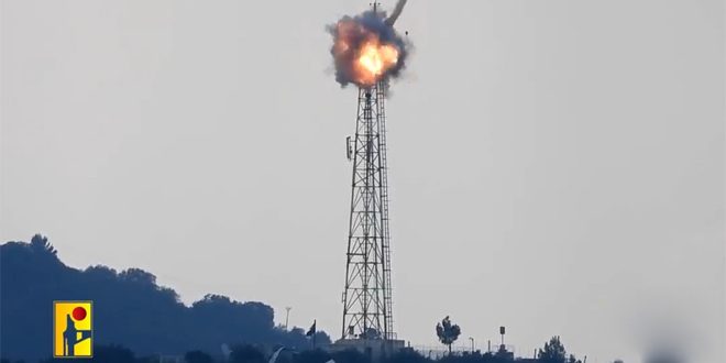 المقاومة اللبنانية تستهدف 6 مواقع وتجمعات للعدو الصهيوني على الحدود مع فلسطين المحتلة