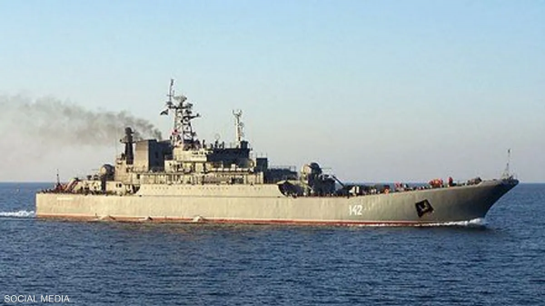 أوكرانيا تعلن تدمير سفينة حربية روسية في البحر الأسود