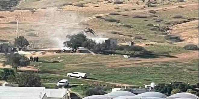 قوات الاحتلال تهدم ثلاثة منازل شرق نابلس