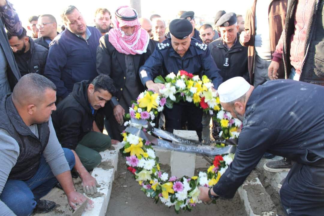 العميد جمال الجازي يشارك في تشييع جثمان الرقيب محمد عطاالله محمد الضمور