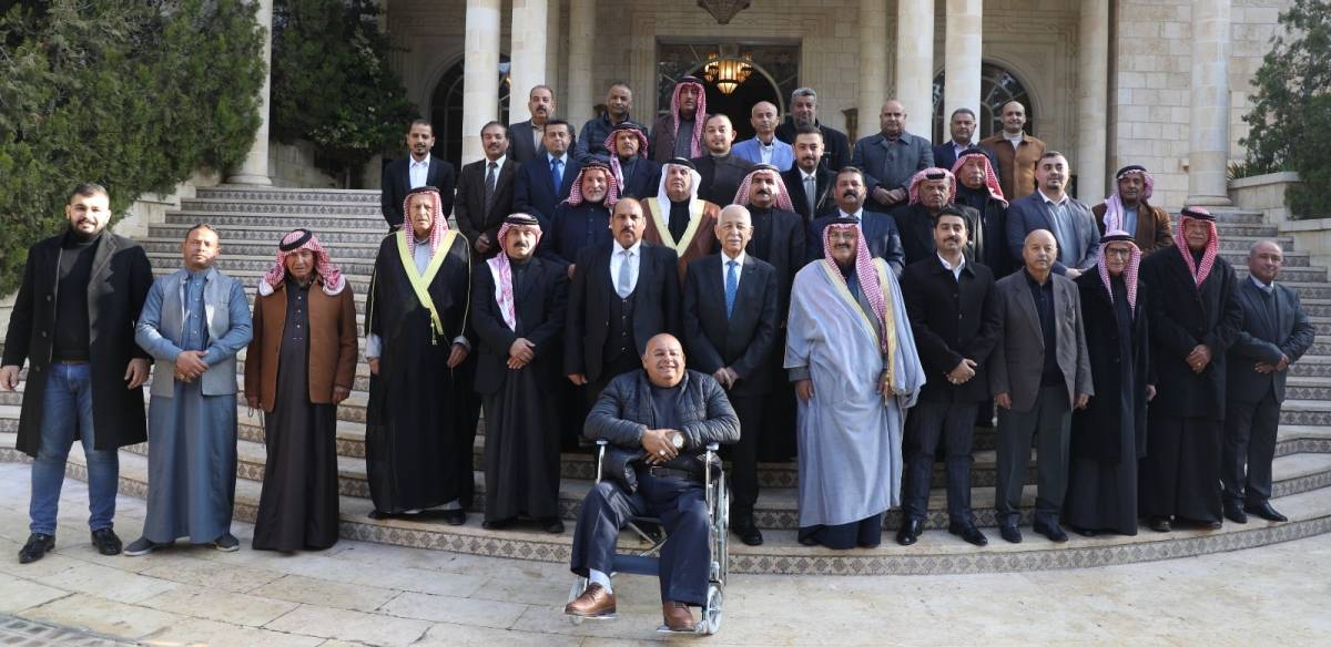 العيسوي يلتقي شيوخ ووجهاء   من عشيرة البري  مؤكدين رص الصفوف خلف مواقف الملك...صور
