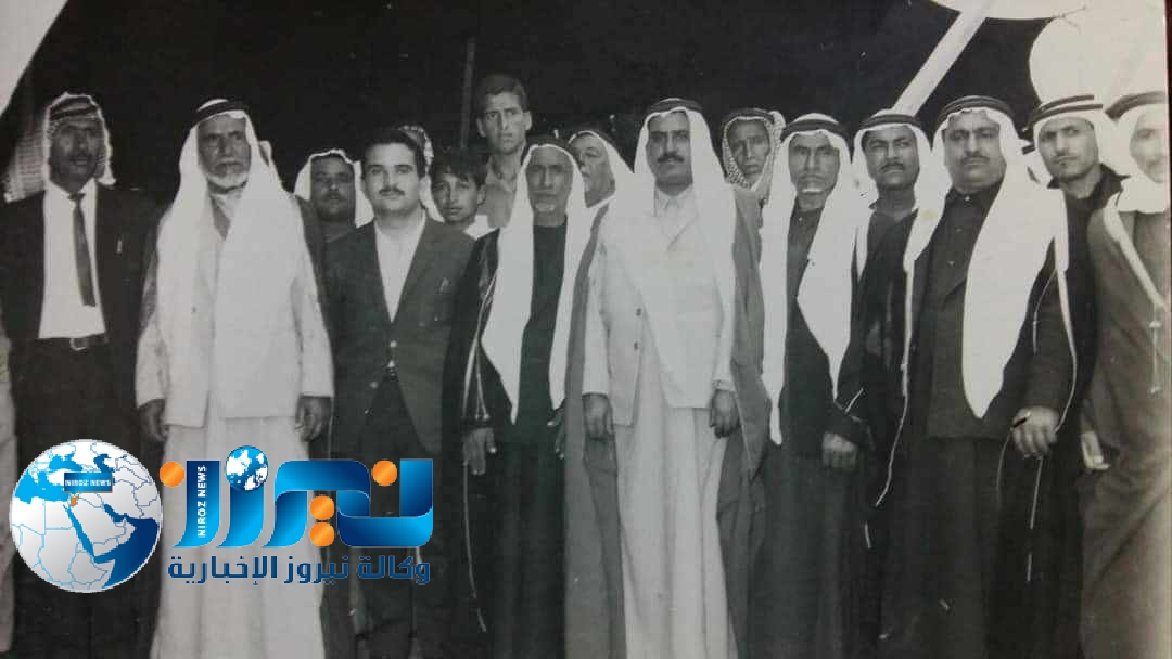 الامير الحسن بن طلال في زيارة مضارب الدعجة عام 1968