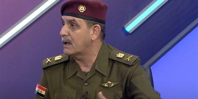 اللواء رسول: قصف مقر أمني في بغداد اعتداء إرهابي سافر وتعدٍّ صارخ على سيادة العراق وأمنه