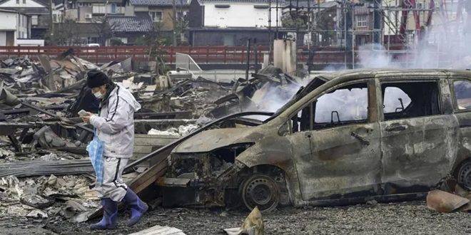 ارتفاع حصيلة ضحايا زلزال اليابان إلى 126 قتيلاً