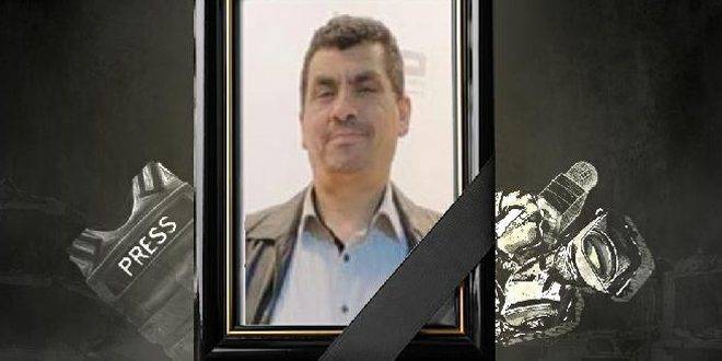 استشهاد صحفي متأثراً بإصابته بقصف الاحتلال على غزة