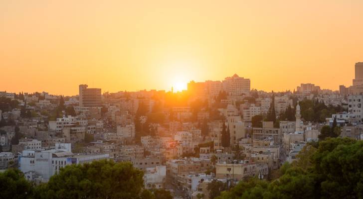 ارتفاع على درجات الحرارة في الأردن الأحد