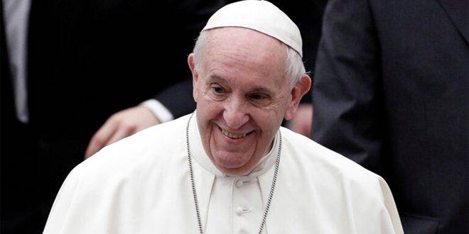 البابا فرنسيس يدعو إلى وقف العدوان الإسرائيلي على قطاع غزة