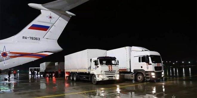 روسيا تسلم أفغانستان شحنة مساعدات إنسانية لمساعدة المتضررين من الكوارث الطبيعية