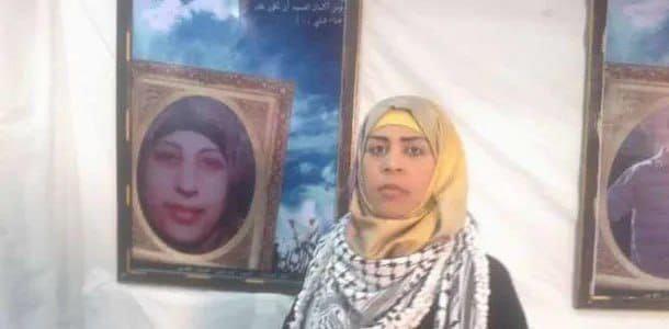 ارتقاء الأسيرة المحررة وفاء البس في غزة