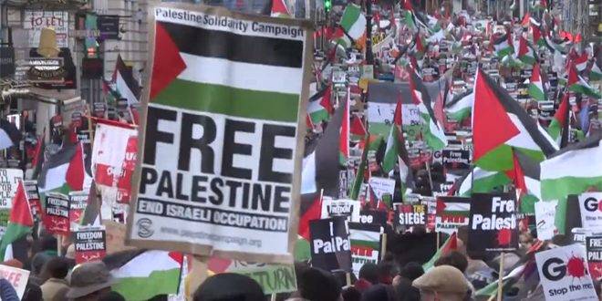 المقاومة الفلسطينية تدعو إلى مواصلة الحراك العالمي تضامناً مع غزة ورفضاً لعدوان الاحتلال