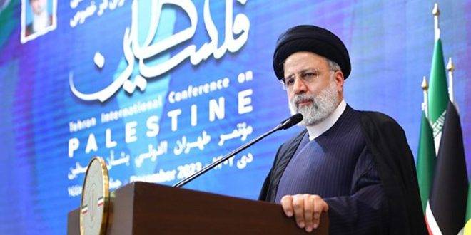 الرئيس الايراني: القضية الفلسطينية تحولت إلى القضية الأولى للبشرية