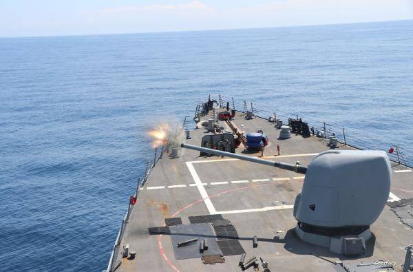 اعتراض صاروخ كروز في البحر الأحمر