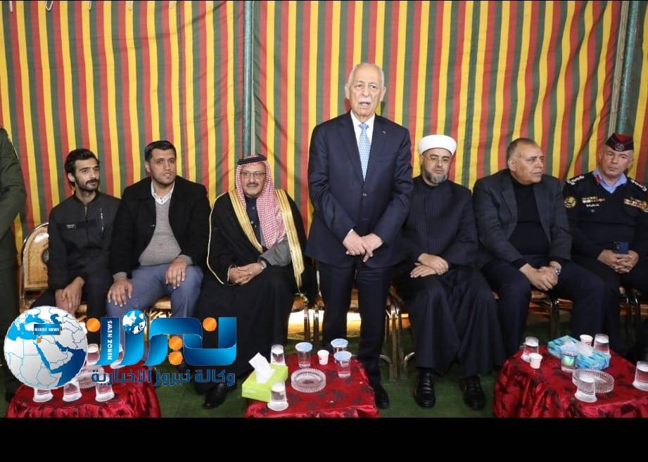 العيسوي  ينقل تعازي جلالة الملك وولي العهد إلى عشيرة العليمات...صور
