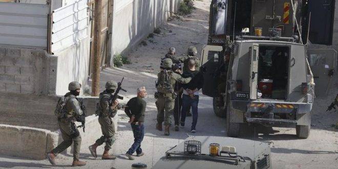 الاحتلال الإسرائيلي يعتقل أكثر من 60 فلسطينياً في الضفة الغربية