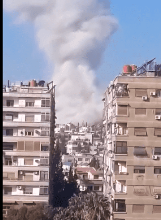 انفجار في وسط دمشق