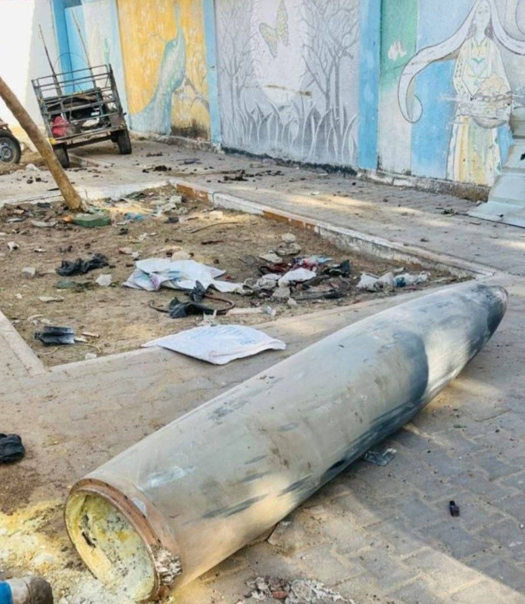 تكدس النفايات الصلبة بفعل العدوان الحربي الإسرائيلي على قطاع غزة