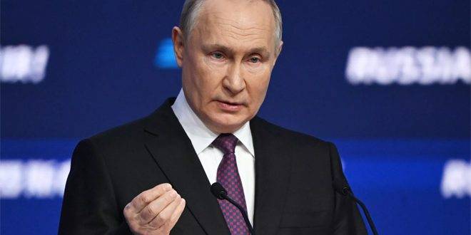 بوتين يعلن دعم روسيا لرئيس المجلس الانتقالي في تشاد