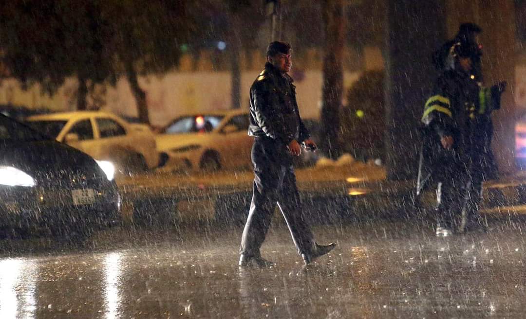 مديرية الأمن العام تجدد تحذيراتها حول المنخفض الجوي