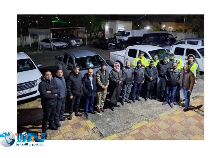 الجبور : رفع الجاهزية للتعامل مع المنخفض الجوي في الموقر ...صور