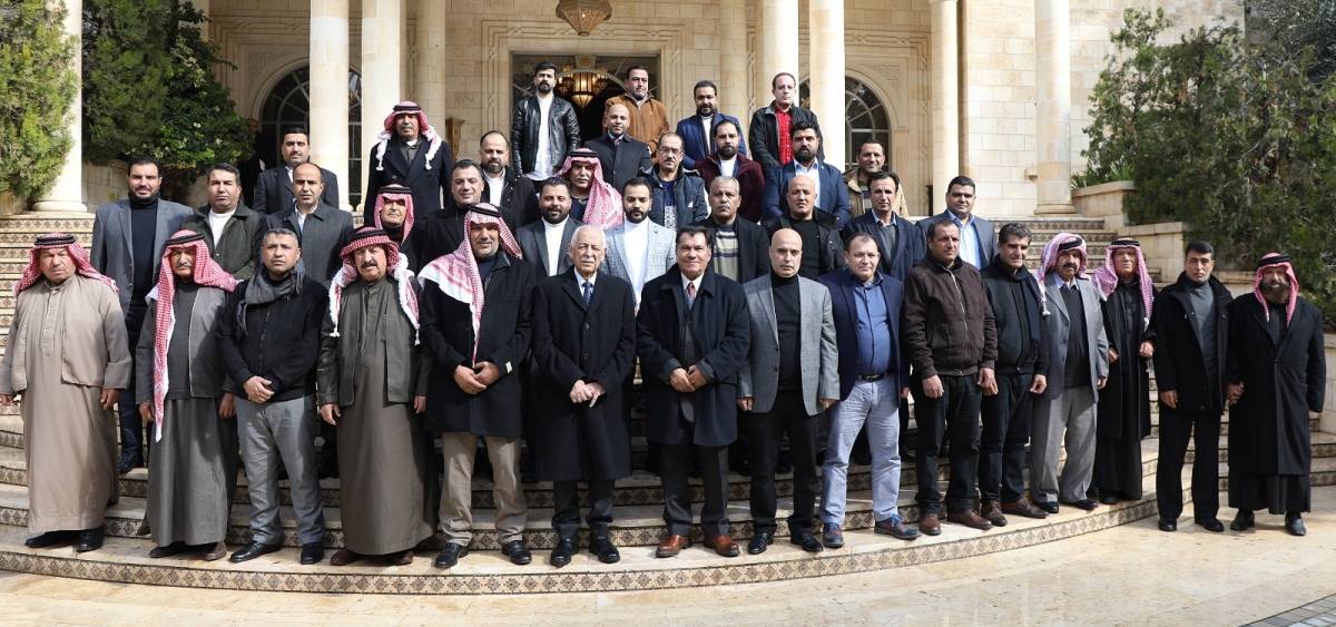 رئيس الديوان الملكي يلتقي وفدا من أبناء عشائر الزبيد...صور