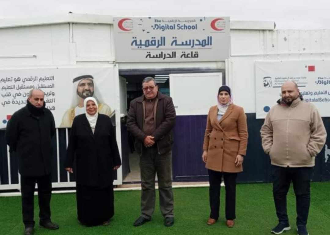العموش في زيارة تفقدية لمخيمات اللاجئين السوريين.