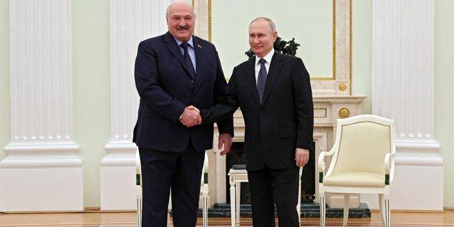 بوتين: التعاون بين روسيا وبيلاروس وثيق والمواقف متطابقة
