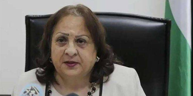 وزيرة الصحة الفلسطينية تطالب الأمم المتحدة بوضع حد لجرائم الاحتلال اليومية
