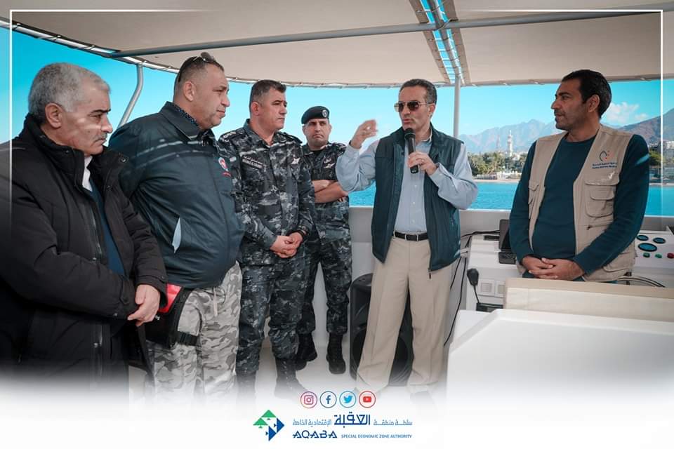 سلطة العقبة بالتعاون مع شركائها تطلق حملّة تنظيف جوف البحر...صور
