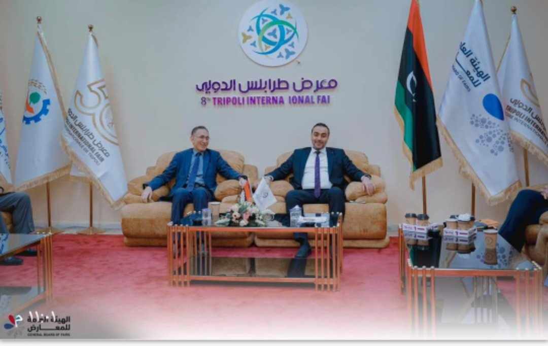 لقاء خاص بالشركات المصريه مع قيادات الحكومه الليبيه على هامش معرض ليبيا الدولى