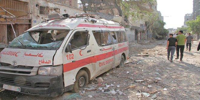 جمعية الهلال الأحمر الفلسطيني تطالب بالتدخل لحماية مقرها ومستشفى الأمل