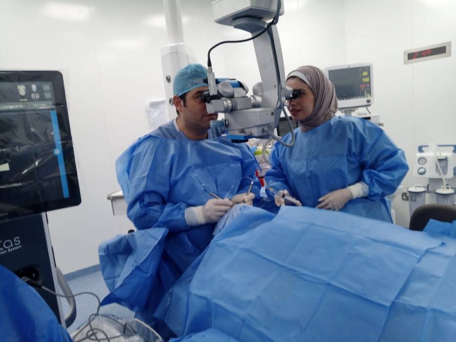افتتاح عمليات العيون في مستشفى اللطرون العسكري