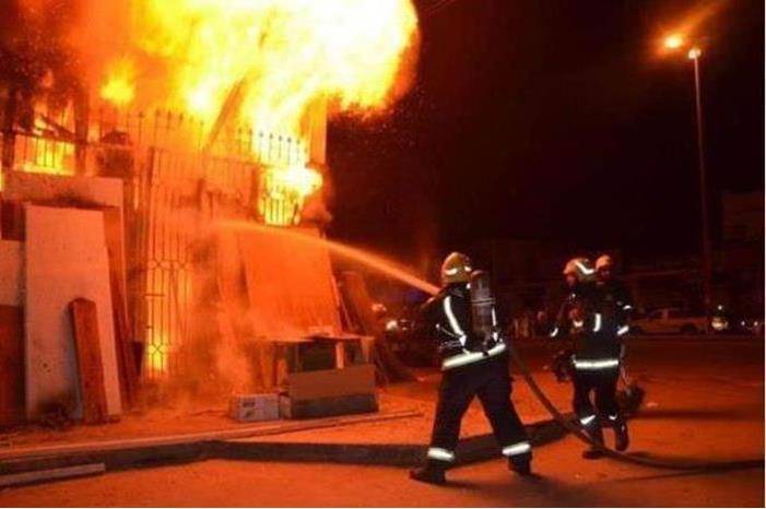 وفاة طفلين إثر حريق شقة سكنية في محافظة العاصمة