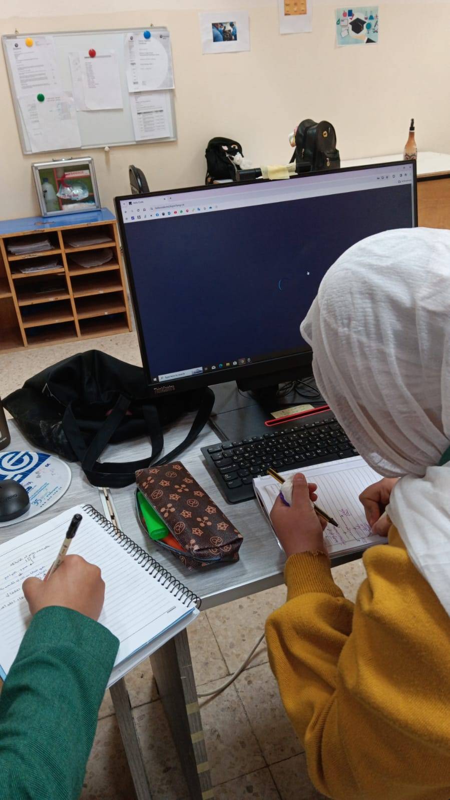 بدء التدريب على مشروع نادي الترميز الرقمي لليافعين في مديرية التربية والتعليم للواء ناعور.