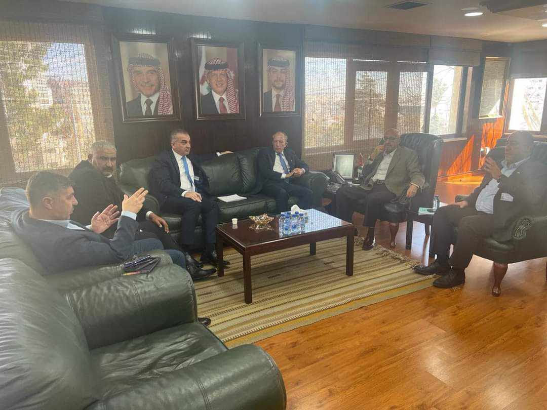 وزير المياه والري يلتقي النائب العدوان و عضو مجلس أمانة عمان ابو عرابي