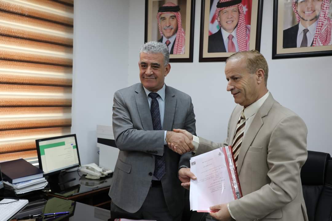 المكتبة الوطنية توقع مذكرة تعاون مع  معهد مادبا لفن الفسيفساء والترميم  في مبنى المعهد