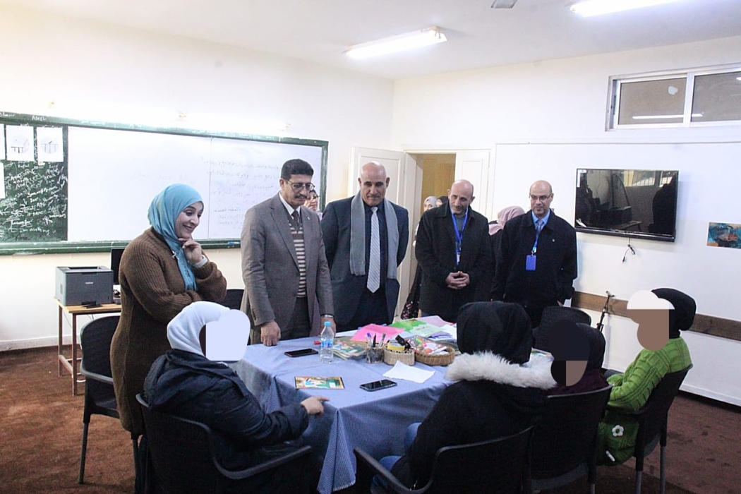 الهوّاري يتفقد مراكز تعزيز ثقافة المتسرّبين من المدارس في لواء بني كنانة